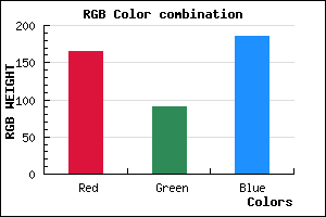 rgb background color #A55AB9 mixer