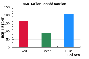 rgb background color #A55ACF mixer