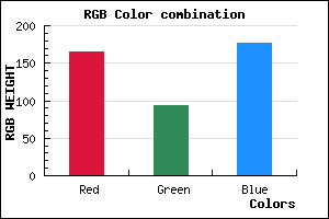 rgb background color #A55EB0 mixer