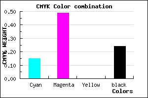 #A563C1 color CMYK mixer