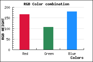 rgb background color #A66AB4 mixer
