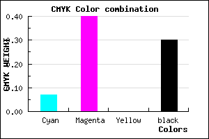#A66BB3 color CMYK mixer