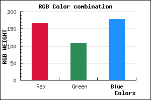 rgb background color #A66CB2 mixer