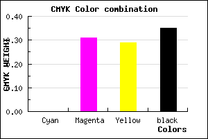 #A67276 color CMYK mixer