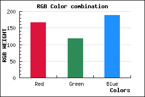 rgb background color #A676BC mixer