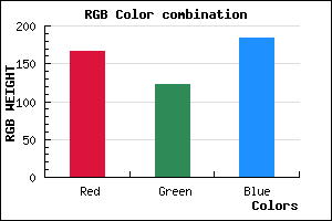 rgb background color #A67AB8 mixer