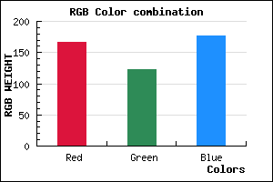 rgb background color #A67BB1 mixer