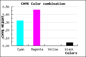 #A684F4 color CMYK mixer