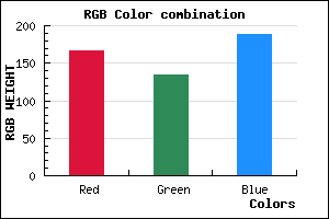 rgb background color #A686BC mixer
