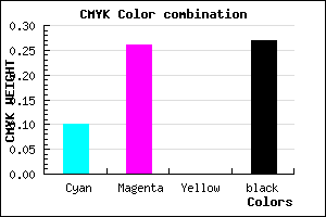 #A689B9 color CMYK mixer