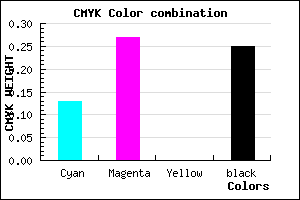 #A68BBF color CMYK mixer