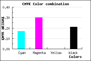 #A68DC9 color CMYK mixer
