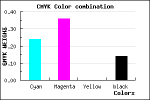#A68DDB color CMYK mixer
