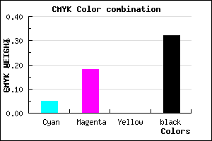 #A68EAE color CMYK mixer