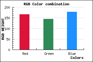 rgb background color #A690B2 mixer