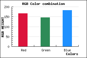 rgb background color #A692B6 mixer