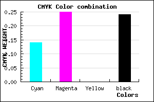 #A692C2 color CMYK mixer