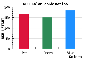 rgb background color #A696B8 mixer