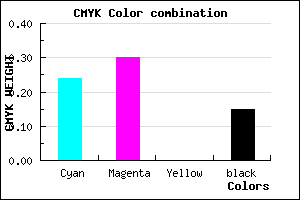 #A698DA color CMYK mixer