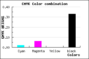 #A6A0AA color CMYK mixer