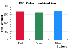 rgb background color #A6A0AA mixer