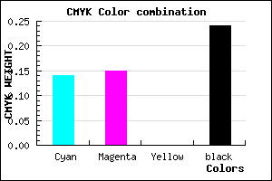 #A6A4C2 color CMYK mixer