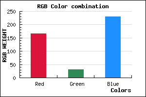 rgb background color #A61FE6 mixer