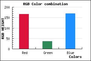 rgb background color #A624AA mixer