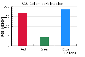 rgb background color #A62BB9 mixer
