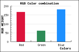 rgb background color #A63EB5 mixer