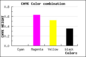 #A63E4F color CMYK mixer