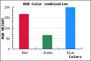 rgb background color #A641C7 mixer