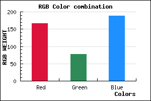 rgb background color #A64EBC mixer