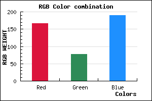 rgb background color #A64EBE mixer