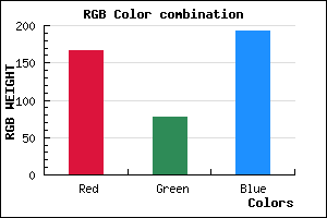 rgb background color #A64EC0 mixer