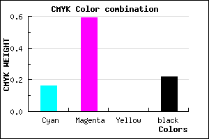 #A652C6 color CMYK mixer