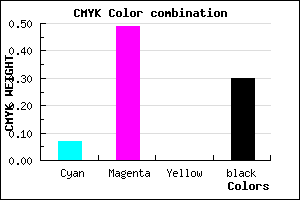 #A65BB3 color CMYK mixer