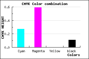 #A65EE4 color CMYK mixer