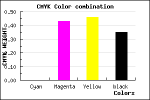 #A65E5A color CMYK mixer
