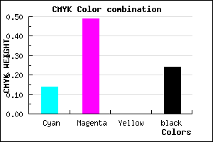 #A662C2 color CMYK mixer