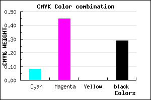 #A663B5 color CMYK mixer