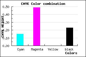 #A765C5 color CMYK mixer