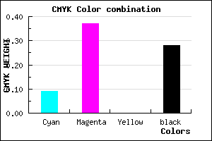 #A774B8 color CMYK mixer