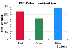rgb background color #A77DBB mixer