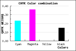 #A78AD8 color CMYK mixer