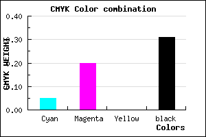 #A78CB0 color CMYK mixer