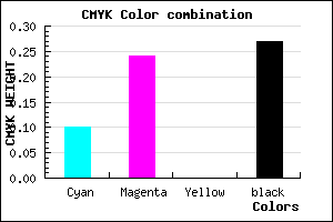 #A78EBA color CMYK mixer