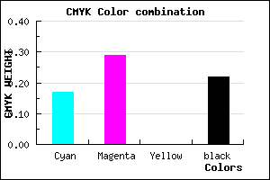 #A78EC8 color CMYK mixer