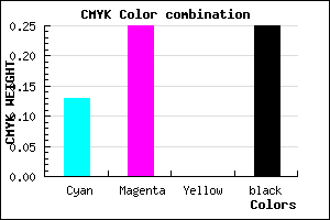 #A790C0 color CMYK mixer