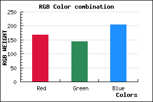 rgb background color #A790CC mixer